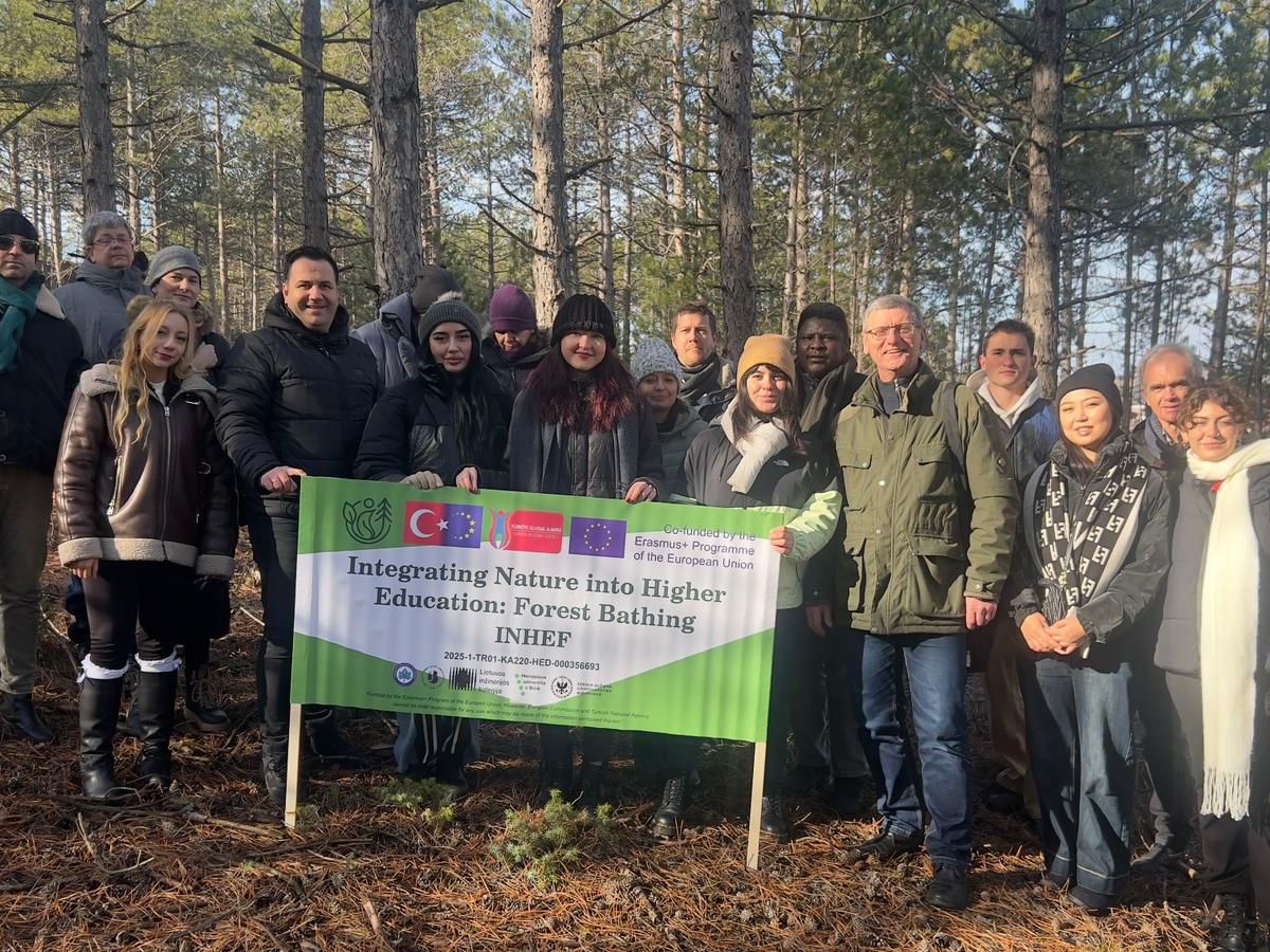 “Doğanın Yükseköğretime Entegre Edilmesi: Orman Banyosu” Avrupa Birliği Erasmus+ Projesi Açılış Etkinliği Gerçekleştirildi
