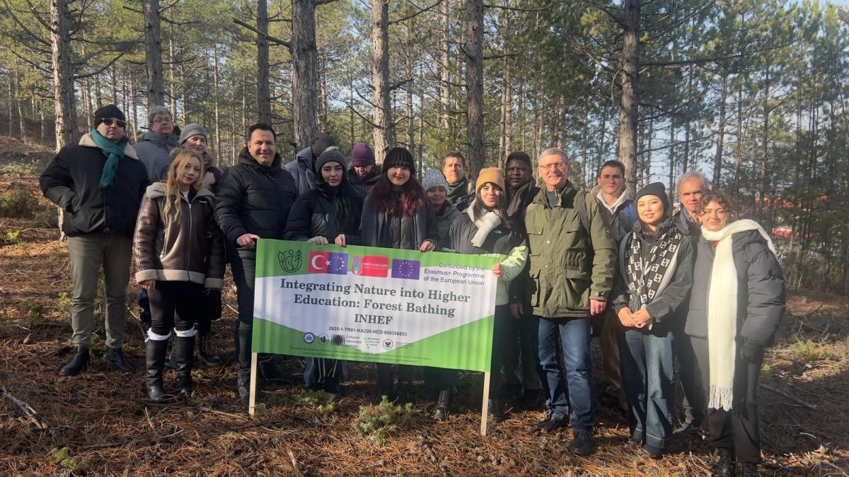 “Doğanın Yükseköğretime Entegre Edilmesi: Orman Banyosu” Avrupa Birliği Erasmus+ Projesi Açılış Etkinliği Gerçekleştirildi